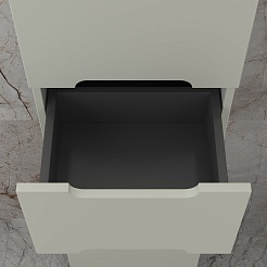 Style Line Шкаф пенал Матис 36 Plus олива – фотография-5